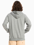 Quiksilver ESSENTIALS LIGHT GREY HEATHER pánske mikiny na zips