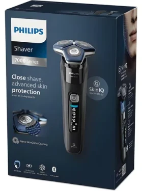 Philips S7886/35 čierna / Holiaci strojček / mokré a suché holenie / Bluetooth / LED displej (S7886/35)