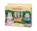 Sylvanian Families Rodina Husky s trojčatami