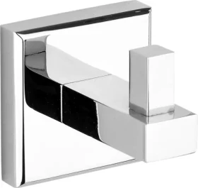 FALA Háčik na župan Quad Chróm / Háčik / Kovový chrómovaný / 4x4 cm (TO-69311)