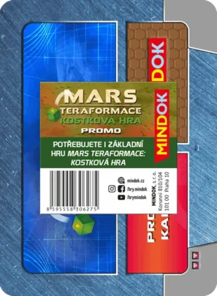 Mindok Promo karty k hre Mars: Teraformácia - kocková hra