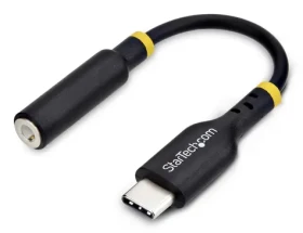 StarTech Adaptér USB-C na 3.5mm jack čierna / Adaptér / TRRS / 12,7 cm (USBCAUDIO2)