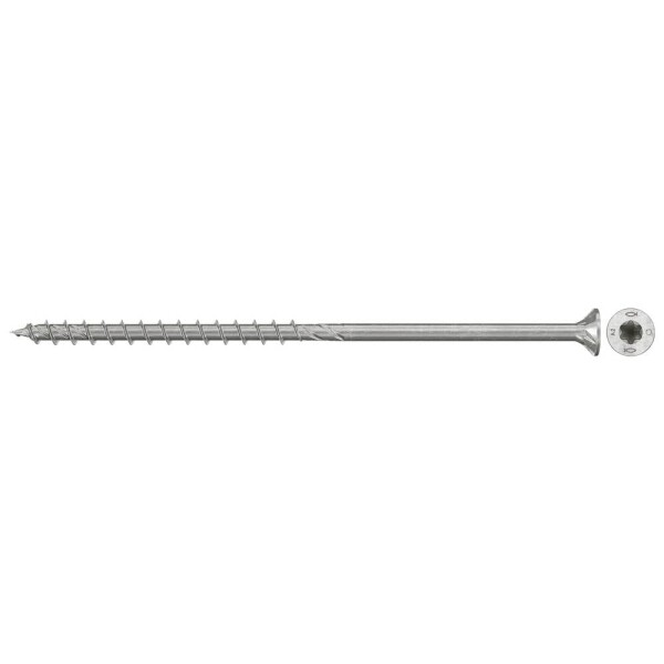 Fischer 574085 skrutky do drevotriesky 6 mm 120 mm TX Nerezová oceľ 100 ks; 574085