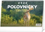 NOTIQUE Stolový Polovnícky kalendár 2026, 23,1 x 14,5 cm (PGS-35717-SK)