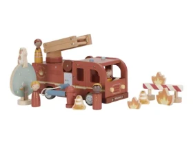 Little Dutch Hasičský nákladiak drevený