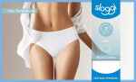 Feel Sensational Midi nohavičky - WHITE - biela 0003 - SLOGGI WHITE 42
