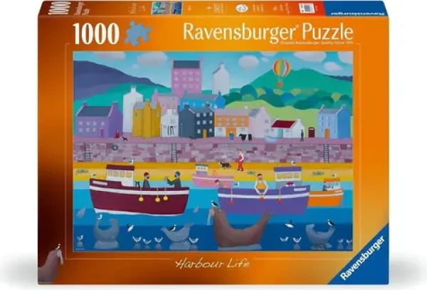 Ravensburger Puzzle Život v prístave