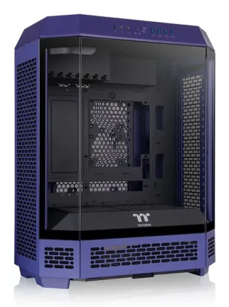 Thermaltake The Tower 600 fialová / ATX / 4X USB-A 3.2 / 1x USB-C 3.2 / 2x140mm / bez zdroja / priehľadná bočnica (CA-1Z1-00MNWN-00)