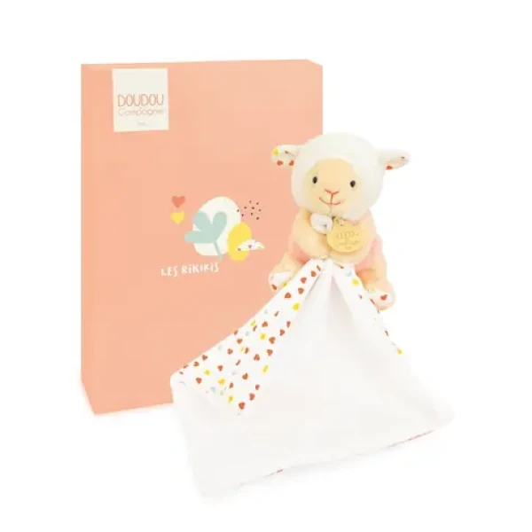 Doudou Plyšová ovca s dečkou 11 cm