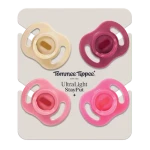 Tommee Tippee Silikónový Cumlík Ultra-light 6-18m, 4 ks, GIRL (433615)