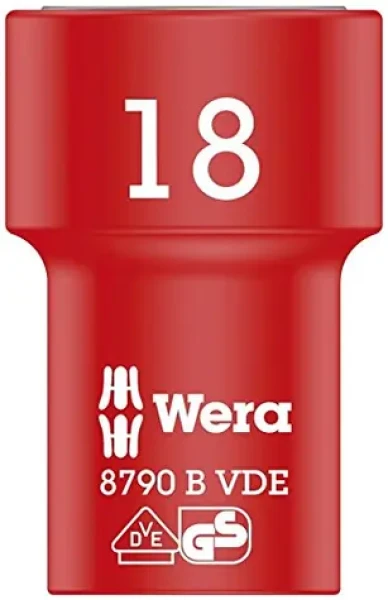 WERA 8790 B - 18 x 46 mm/ Nadstavec nástrčných hlavíc Zyklop VDE / izolovaný / s pripojovacím rozmerom 3|8 (05004962001)