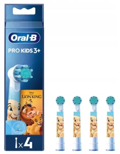 NoName Pro Kids Lion King / Náhradná hlavica pre detskú kefku Oral-B / 4 ks