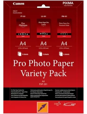 Canon PVP-201 PRO / Fotopapier / Variety Pack / A4 (6211B021)
