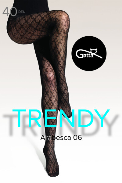 Gatta Arabesca 06 40 DEN farba:nero 2-S