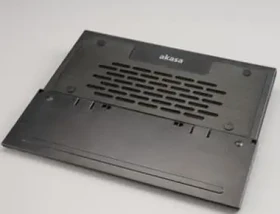 Akasa AK-NBC-29B / chladiaca podložka pre 12-15.4" notebook / hliníková / skladacia / čierna (AK-NBC-29BK)