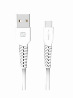 SWISSTEN dátový kábel USB - USB-C 1m biela (71505531)