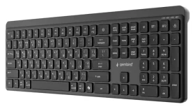 Gembird KB-WPS-03-CYRL / Klávesnica / bezdrôtová / 2.4GHz + Bluetooth / azbuka (KB-WPS-03-CYRL)