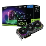 PNY RTX 5080 ARGB GAMING OC 16GB / 2780MHz / 16GB GDDR7 / 256-bit / 1x HDMI + 3x DP / 850W (16) (VCG508016TFXXPB1-O)