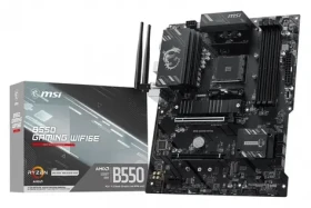 MSI B550 GAMING WIFI6E / Základná doska / AMD B550 / socket AM4 / 4X DDR4 / Wi-Fi 6E / GLAN / ATX (7C56-092R)