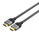 Unitek HDMI 2.1 LUX kábel opletený čierna / Kábel HDMI / 8K 60Hz / 48 Gbit / s / ARC / 1,5 m (C11093RGY01-1.5M)