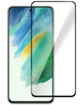 ESTUFF Tvrdené sklo Samsung Galaxy S21 FE 5G / Ochranné sklo / Temperované sklo / Plné nalepenie (ES504087)