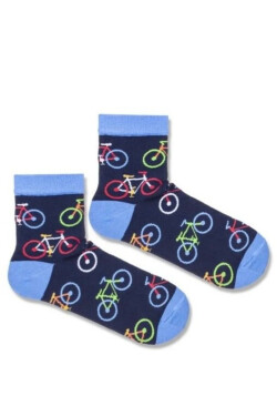 PÁNSKE 3/4 PONOŽKY NA BICYKEL 1153.003 tmavě modrá 39-42