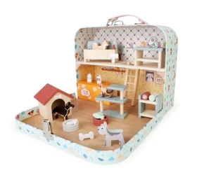 2Kids Toys Domček pre miláčikov v kufríku