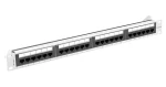 Lanberg sivý / Patch panel / 24 portov / RJ-45 / CAT6A / UTP / 1U / 19" (PPUA-1024-S)