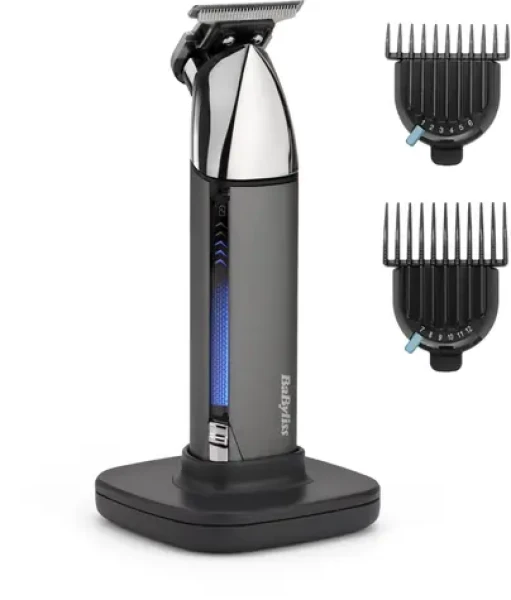 Babyliss Super-X Metal T996E čierna / Zastrihávač vlasov / displej / umývateľný / batéria (T996E)