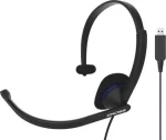 Koss CS195 USB čierna / Slúchadlá s mikrofónom / 2.4m / USB / bez kódu / dopredaj (CS195 USB)