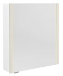 SAPHO - ALIX galérka s LED osvetlením 66x70x17,5cm, ľavá/pravá, biela AX166-0030