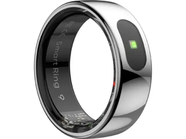 Powerton SMART RING PRO veľ. 7 strieborná / Chytrý prsteň / Bluetooth 5.2 / 15 mAh / IP68 (WPSR08-S7)