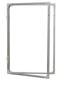 2x3 Vitrína 90x60 cm biela / Vitrína / interiérová / vertikálne otváranie / magnetický povrch