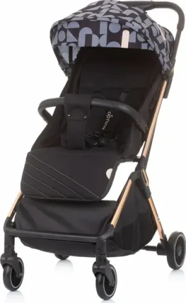 CHIPOLINO Kočík športový Easy Go Ebony / deti s hmotnosťou do 15 kg (151317)