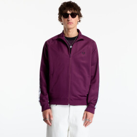 Mikina FRED PERRY Contrast Tape Track Jacket Plum XL