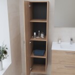 Kúpeľňová skrinka vysoká VitrA Mia 35x35x145 cm zlatý dub MIAV35D MIAV35D