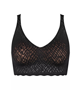 ZERO Feel Bliss Bralette - BLACK - black 0004 - SLOGGI BLACK M