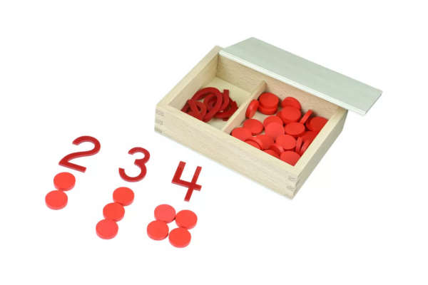 Moyo Montessori Moyo Montessori Číslice a žetóny, Párne-nepárne