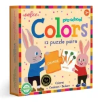 EEBOO Puzzle Duo Farby (anglicky)