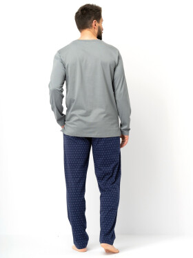 Pánske pyžamo Key MNS 612 B25 long/r M-2XL zelená-zelená XL