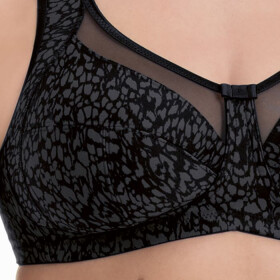 Pohodlná podprsenka Clara Art 5873 čierna - Anita Classix 001 black 105E