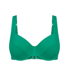 MIX & MATCH SUMMER - Plavková podprsenka s kosticami pre prirodzenú podporu Triumph PALM GREEN 48D