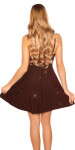 Sexy KouCla party glitter dress with brooch silver S