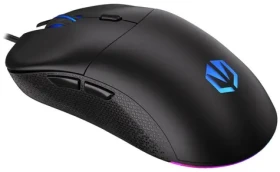 Endorfy GEM Plus čierna / optická / drôtová / herná / 19000 dpi / PAW3370 / 6 tlačidiel / RGB / Kailh GM8.0 / USB / 1.8m (EY6A005)