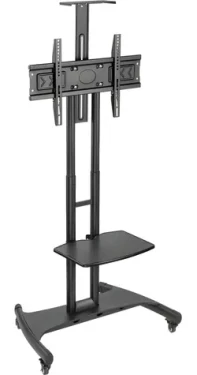 Art S-12 čierna / Mobilný stojan pre TV / 32-70" / VESA 600x400 / do 45 kg (STO S-12)