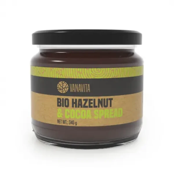 BIO Lieskoorieškový krém s kakaom - VanaVita (8 x 340 g) (58795-2-8x340g)