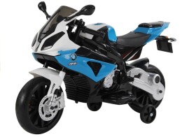 Mamido Detská elektrická motorka BMW S1000RR Maxi modrá