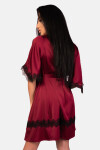 Dámsky župan LivCo Corsetti Fashion Housecoat Claret