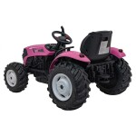 Mamido Detský elektrický traktor GROW 1804 24V ružový