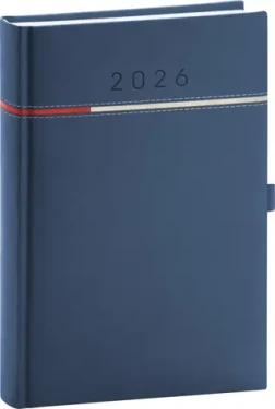 NOTIQUE Denný diár Tomy 2026 modro-červený / 15 x 21 cm (PGD-DA5TO-6716)